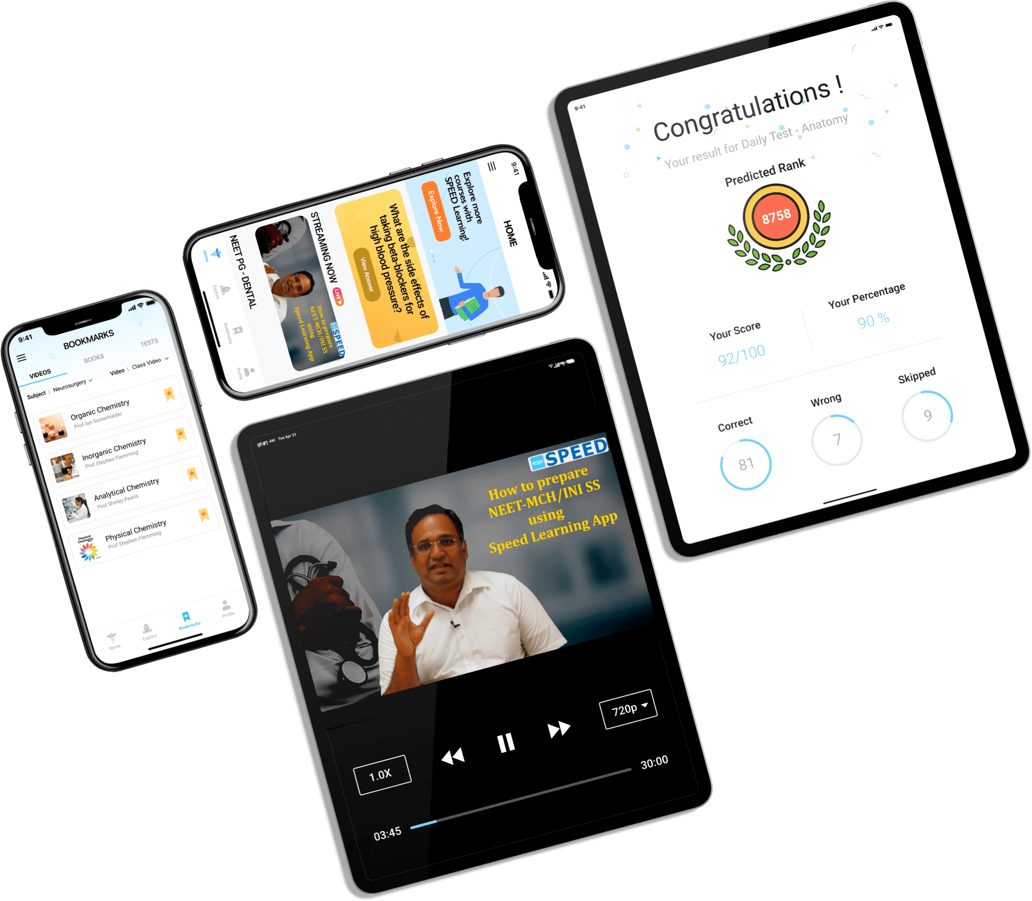 Speed Learning India's 1 NEET Training App